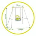 Miniatyrbilde 2 av 3: Huske Smoby 117 x 118 cm