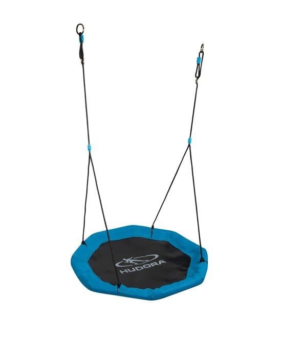 Hudora gunga - portal - 72168/00 - Bogunga i legerat stål, Svart/Blå, 110 cm