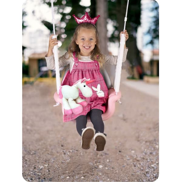 Ricokids Teddy Bear 3i1 Bucket Swing Pink
