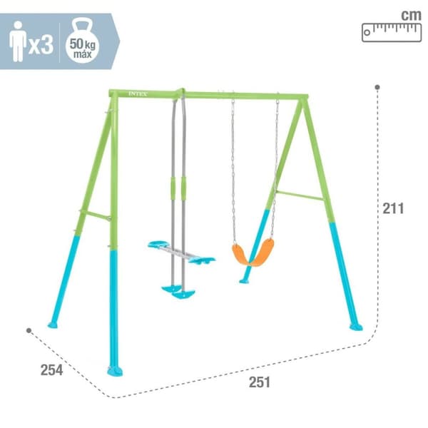 Keinu Intex 44120 Keinutuoli 251 x 211 x 254 cm