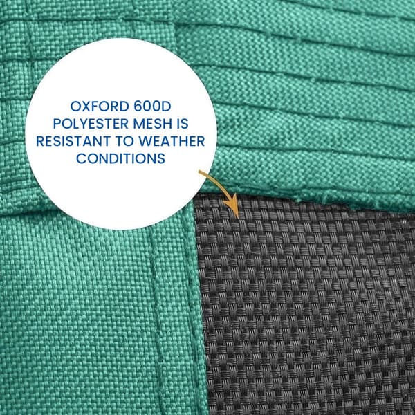Stor 110cm Grøn Nestschommel Gynge til Familier, Holdbar Oxford 600D Polyester, Understøtter Op Til 150kg