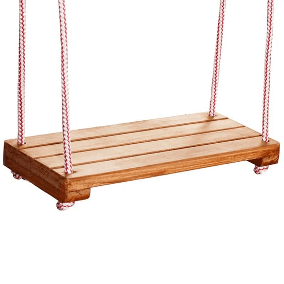 Trægynge - Stor - 70X23 Cm - Lakeret