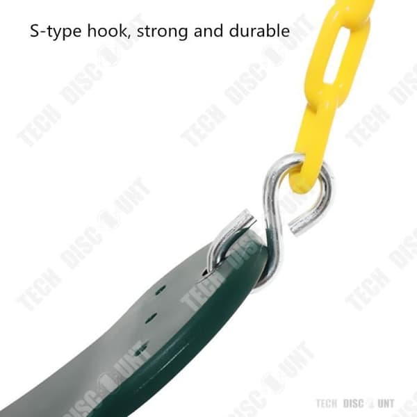 TD® swing chain sits barn utomhus vuxen träd enstaka fast inomhus hopfällbar billig leksak lek tjej pojke 300 kg burk
