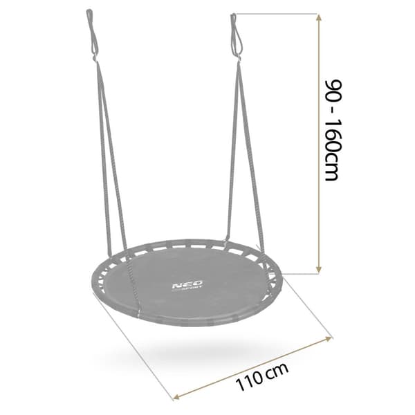 Keinuhaikarapesä Neo-Sport Swingo 110 cm