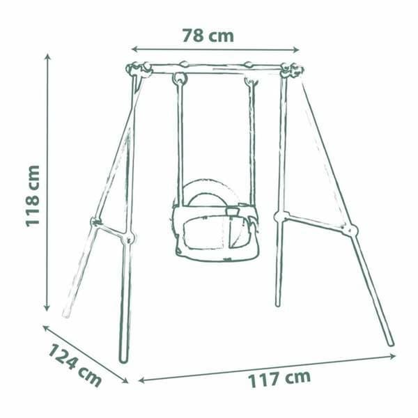 Huske Smoby Baby Life 118 x 117 cm