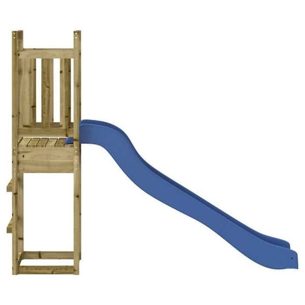 vidaXL Utomhuslekplats tryckimpregnerad furu, lekplats, träleksystem, lekplatsset, 3155944