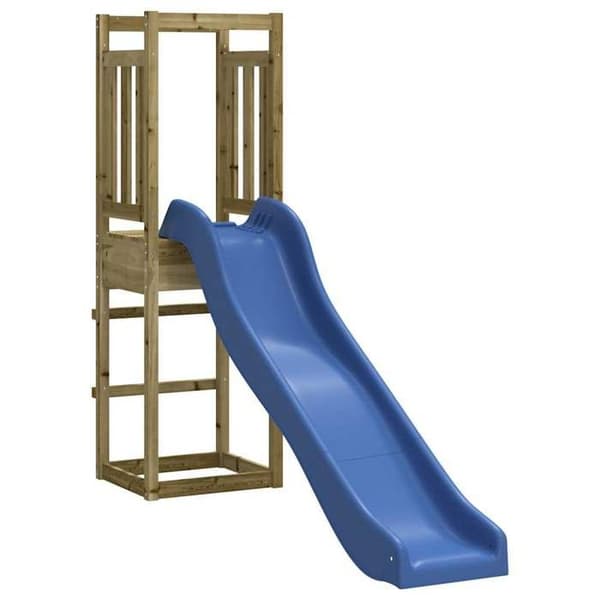 vidaXL Utomhuslekplats tryckimpregnerad furu, lekplats, träleksystem, lekplatsset, 3155944