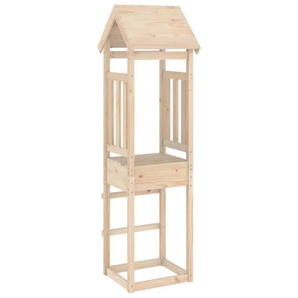 vidaXL Spelbord 52,5x46,5x206,5 cm massivt furu 826511