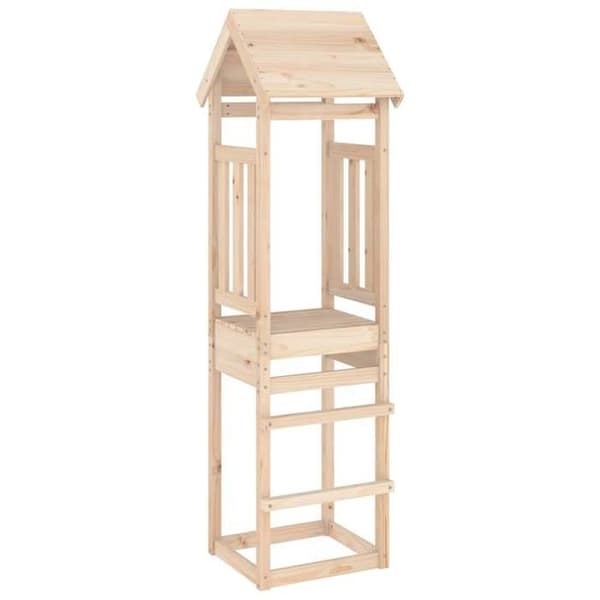 vidaXL Spelbord 52,5x46,5x206,5 cm massivt furu 826511