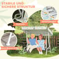 Miniatyrbillede 4 af 11: Rootz Hollywood Swing for Children - Kids Swing Set - 2 -Seater Playground Swing - Sun Protection - 112 cm x 75 cm x 120 cm