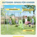 Miniatyrbild 4 av 11: Rootz Children's Swing Set - Rockstolar - Lekplatsutrustning - väderbeständig - 238 cm x 180 cm x 182 cm