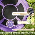 Miniatyrbild 4 av 11: Rootz Nestscarkel Round Garden Swing - Children's Swing - Basket Swing - 150 kg kapacitet - Ø98 x 190h cm