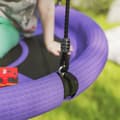 Miniatyrbild 9 av 11: Rootz Nestscarkel Round Garden Swing - Children's Swing - Basket Swing - 150 kg kapacitet - Ø98 x 190h cm