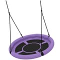 Miniatyrbild 1 av 11: Rootz Nestscarkel Round Garden Swing - Children's Swing - Basket Swing - 150 kg kapacitet - Ø98 x 190h cm