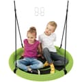 Miniatyrbild 10 av 11: Rootz Round Garden Swing - Nest Swing - Basket Seat - 150 kg fjädrande - Ø98 x 190h cm