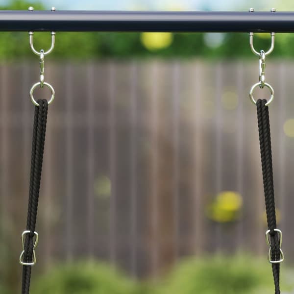 Rootz Swicken 3 -Child Swing Set - Outdoor Playset - Garden Swings - Holdbar stålramme - 365 cm x 180 cm x 184 cm
