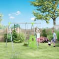 Pikkukuva 2 / 11: Rootzin lasten ulkokavere - Kids Swings - Leikkikenttäsarja - Sääkestävä - 215 cm x 180cm x 182 cm
