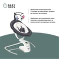 Miniatyrbild 3 av 5: Babymoov Swoon Motion Elektrisk Babygunga, 360° Sits, Zink