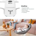 Miniatyrbild 5 av 5: Babymoov Swoon Motion Elektrisk Babygunga, 360° Sits, Zink