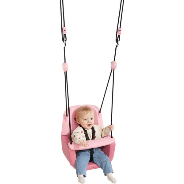 Dice Baby gungstol 3-i-1 pastellrosa