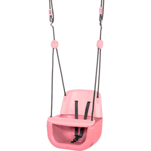 Dice Baby gungstol 3-i-1 pastellrosa
