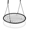 Miniatyrbild 1 av 6: Relaxdays Bird's Nest Swing Mesh 120 cm Hängande Justerbar Barn Vuxen Utomhus Trädgård 150 kg, Svart