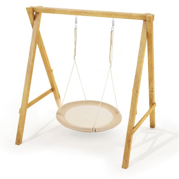 Hänggunga Boho HyperMotion Ø100 cm – Robust gunga för barn och vuxna, maxvikt 150 kg, snabb montering