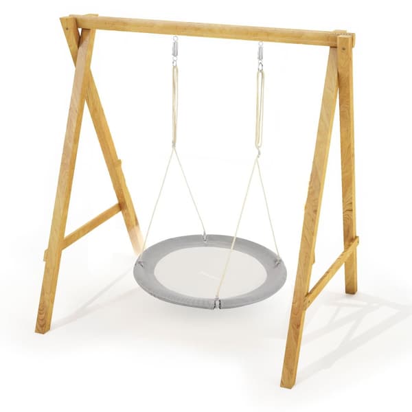 Hänggunga Boho HyperMotion Ø100 cm – Robust gunga för barn och vuxna, maxvikt 150 kg, snabb montering