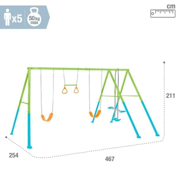 Keinu Intex 44130 Double Keinutuoli 467 x 211 x 254 cm
