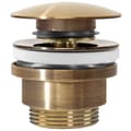 Miniatyrbild 1 av 2: Universal tvättstopp click-clack Rea Guld Antik