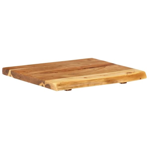 vidaXL bordplade til toiletbord 58x52x3,8 cm massivt akacietræ - Vask – tilbehør