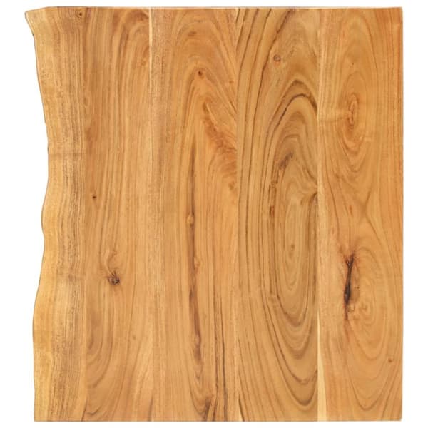 vidaXL bordplade til toiletbord 58x52x3,8 cm massivt akacietræ -  Vask – tilbehør