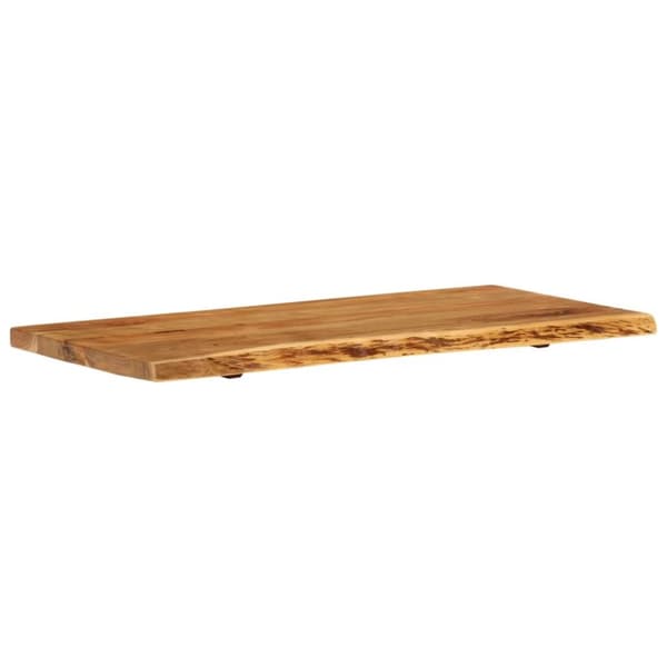 vidaXL Kylpyhuoneen peilipöydän levy täysi akaasiapuu 114x52x4 cm - Pesuallastarvikkeet