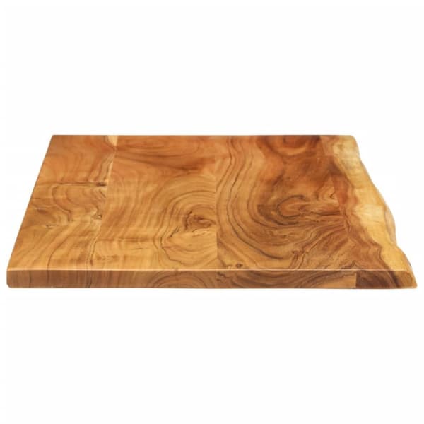 vidaXL bordplade til toiletbord 114x52x2,5 cm massivt akacietræ - Vask – tilbehør