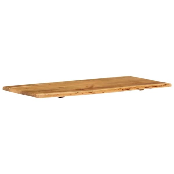 vidaXL bordplade til toiletbord 114x52x2,5 cm massivt akacietræ - Vask – tilbehør