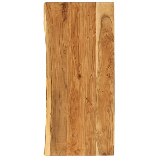 vidaXL bordplade til toiletbord 114x52x2,5 cm massivt akacietræ -  Vask – tilbehør