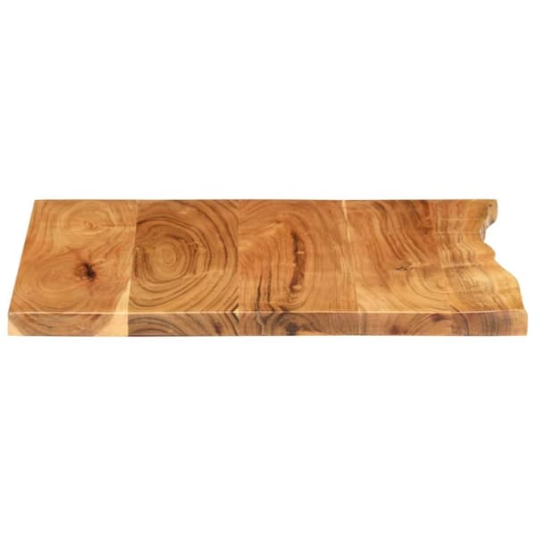 vidaXL bordplade til toiletbord 58x52x2,5 cm massivt akacietræ -  Vask – tilbehør