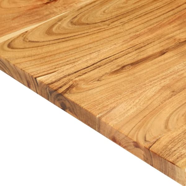 vidaXL bordplade til toiletbord 58x52x2,5 cm massivt akacietræ -  Vask – tilbehør