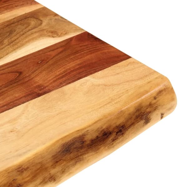 vidaXL bordplade til toiletbord 100x52x3,8 cm massivt akacietræ - Vask – tilbehør
