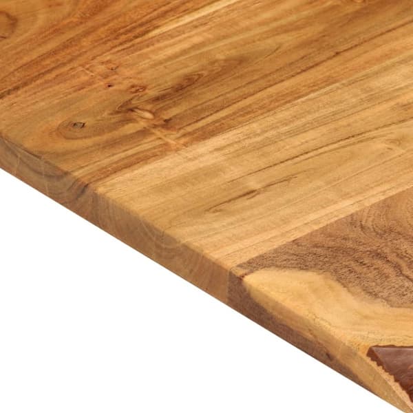 The Living Store Bänkskiva för badrum massivt akaciaträ 100x52x2,5 cm -  Tvättställstillbehör