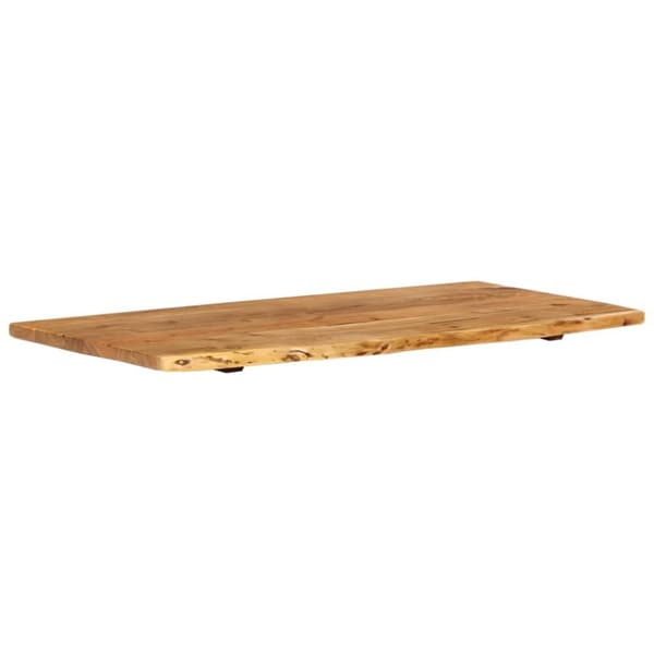 The Living Store Bänkskiva för badrum massivt akaciaträ 100x52x2,5 cm -  Tvättställstillbehör