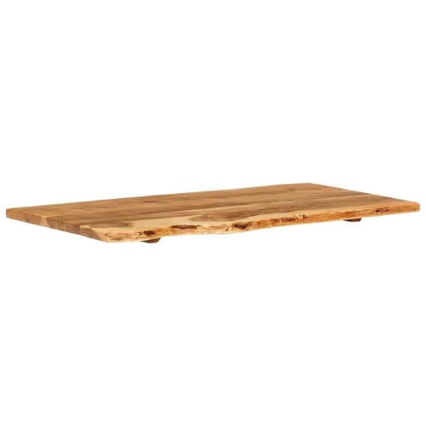 The Living Store Bänkskiva för badrum massivt akaciaträ 100x52x2,5 cm -  Tvättställstillbehör