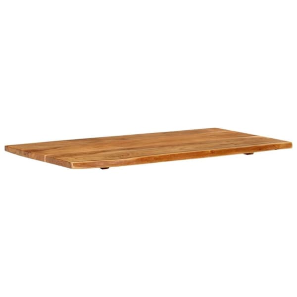 The Living Store Bänkskiva för badrum massivt akaciaträ 100x52x2,5 cm -  Tvättställstillbehör