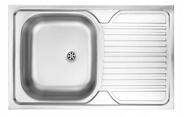 Enkeltstående overliggende vask 80x50 cm dekoration med Apollo-vandlås