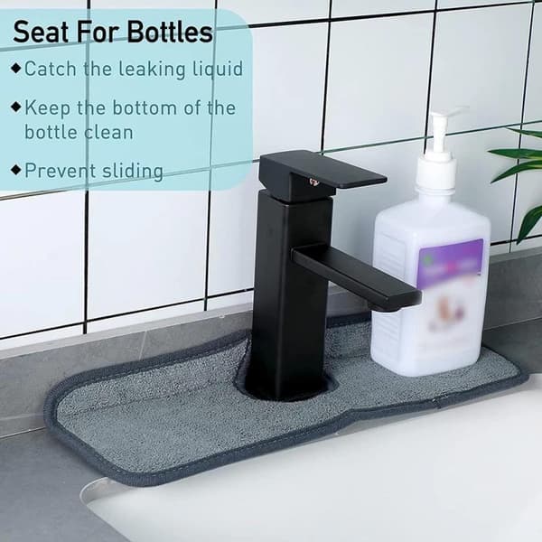 2st 38x13,5 cm absorberande dyna för kran, torrvattendyna för diskbänken