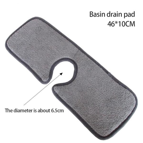 2st 46x10 cm absorberande dyna för kran, torrvattendyna för diskbänken