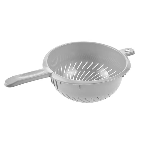Keeper Sink Grid Durkslag med handtag, BPA-fri plast, 24 x 11 cm, Fabio, Nordic Grey