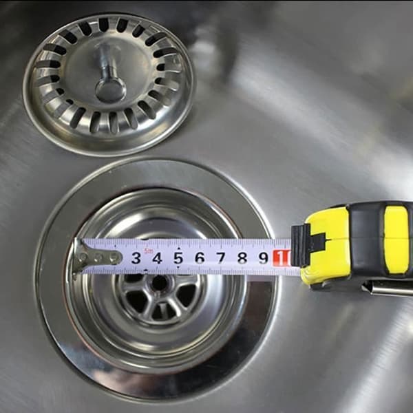 Diskbänksfilter - Rostfritt stål - Set om 2 - Diameter 80 mm - Tjocklek 0,5 mm - Silver