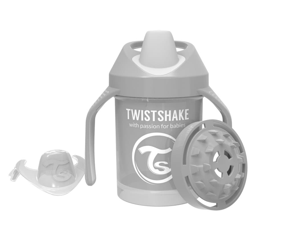Twistshake Mini Cup 230ml 4+m Pastel Grey