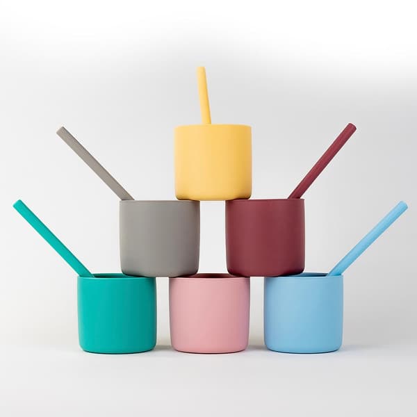 MinikOiOi Sugrör Gul 2-pack